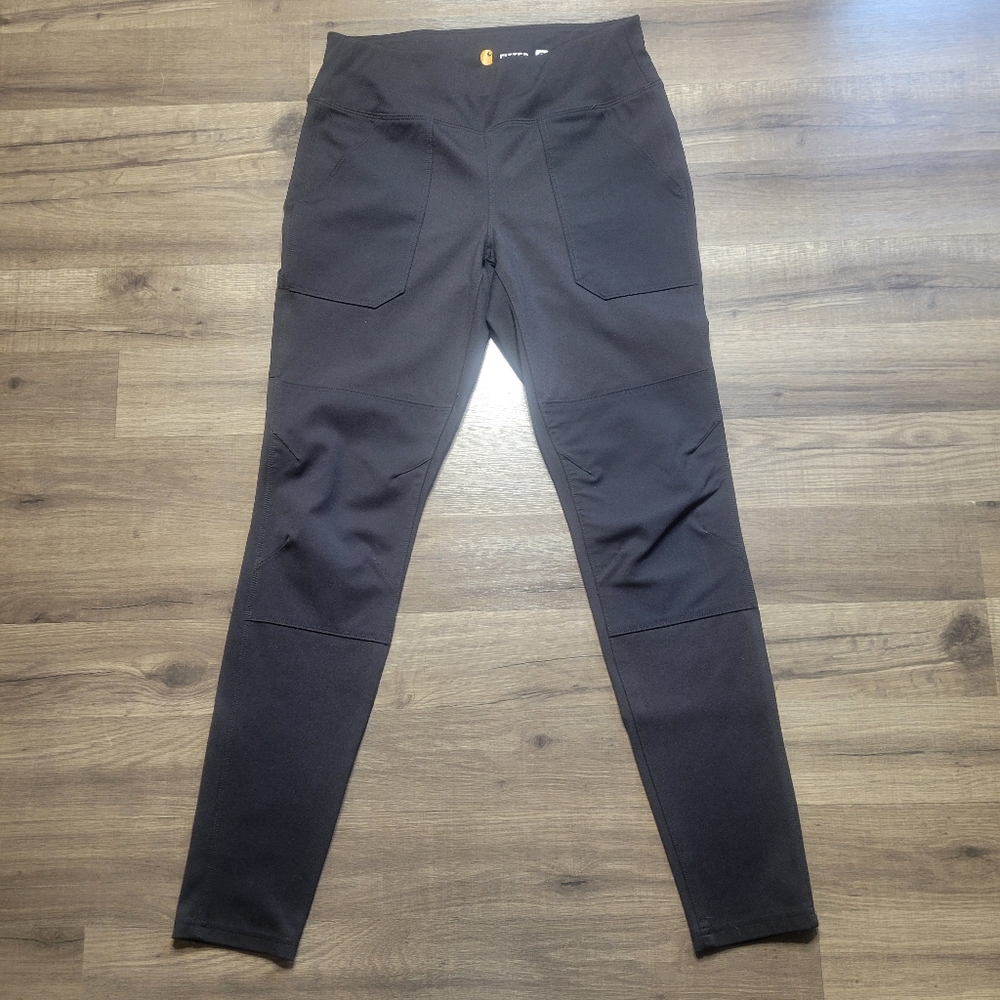 Carhartt Force Fitted Utility Pants Legging Women’s Size Small Black Stretch